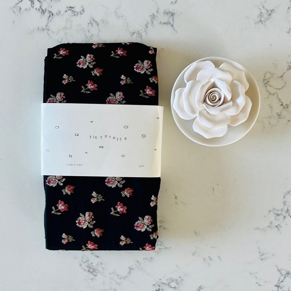 Anthropologie Accessories - Anthropologie Hansel Basel Floral Opaque Tights